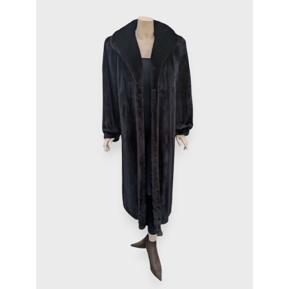 Dark Mink Coat -Large
